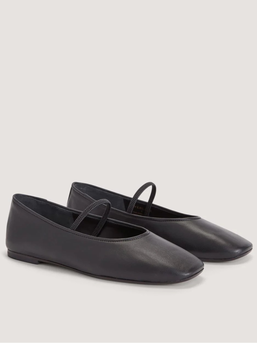 NEW Everlane The Day Mary Jane Ballet Flat Black Leather size 6